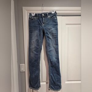 True Religion Light Blue Straight Leg Jeans